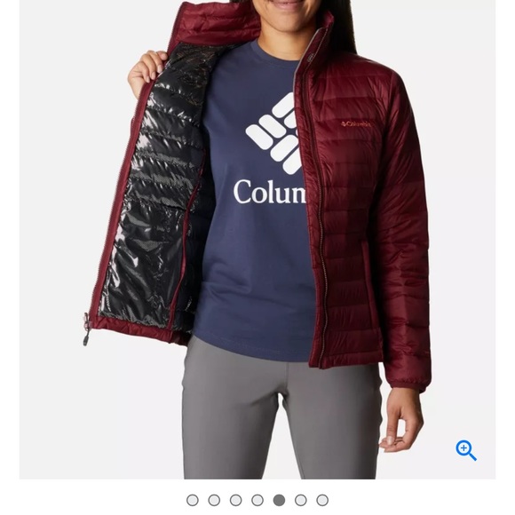 COPY - Red Columbia light weight jacket water resistant and warm! Size L - Picture 4 of 4